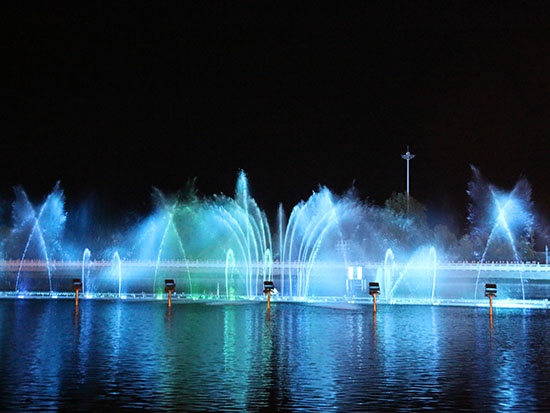 农安拥水公园音乐喷泉